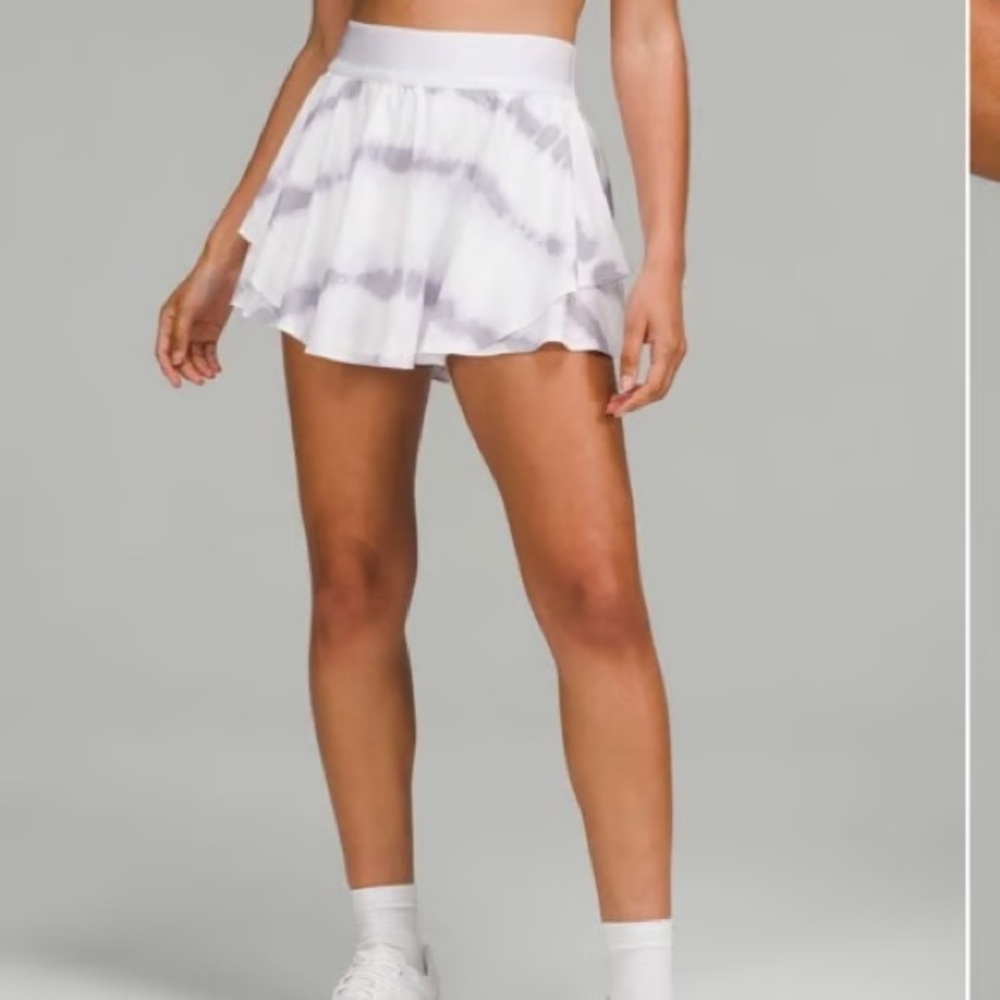 Lululemon court rival hi rise skirt sz8